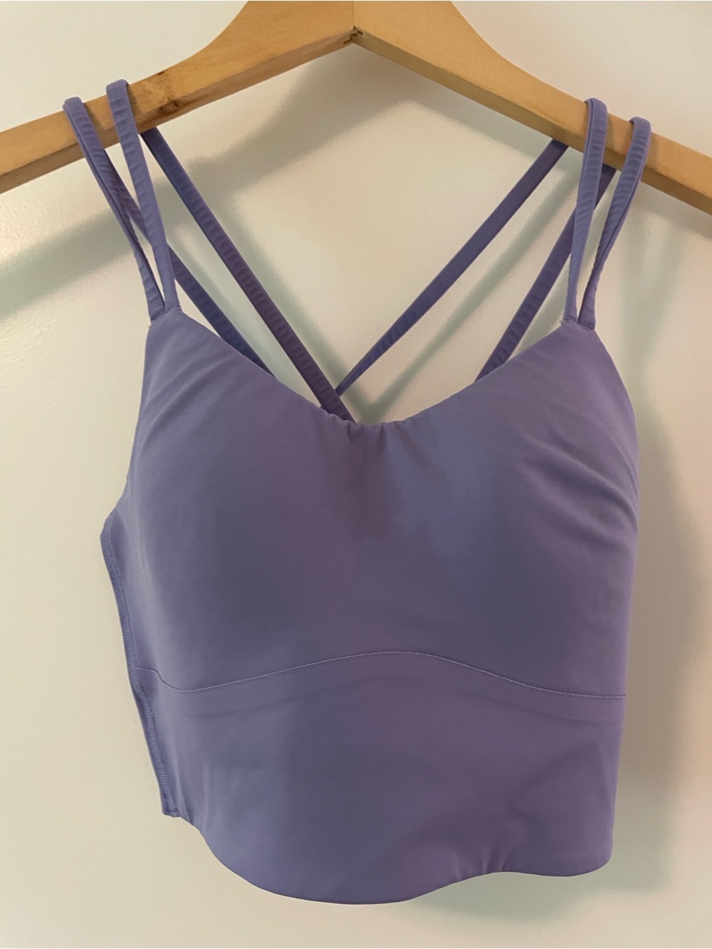Lululemon Bundle Like a Cloud Longline Bra Light Support, Sz 6 - Black, Lavender - Picture 5 of 5